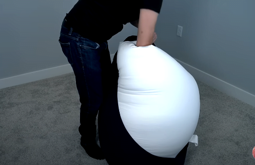 Experiencing First touch Moon Pod Chair
